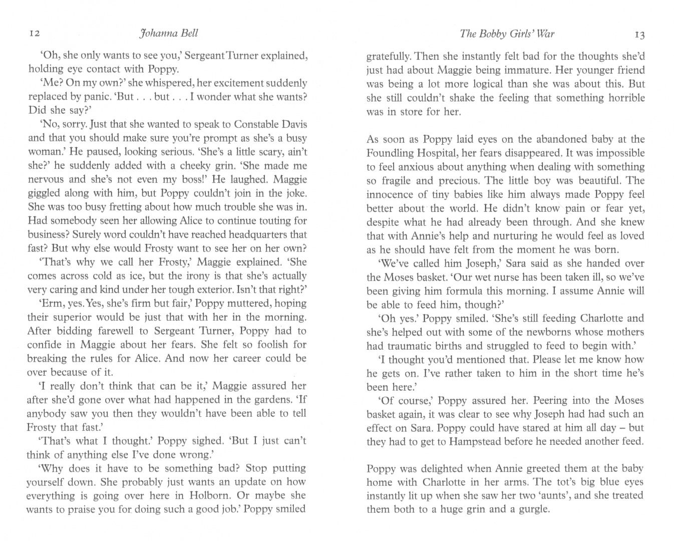 Johanna Bell: The Bobby Girls' War