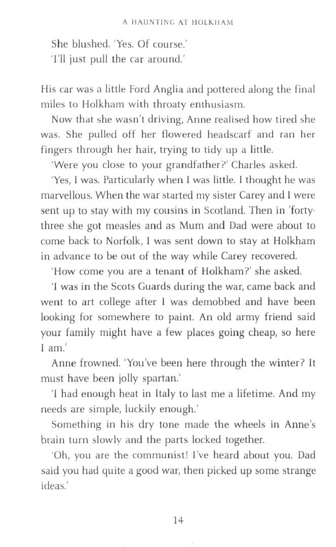 Anne Glenconner: A Haunting at Holkham