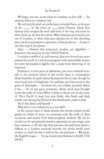 Jas Treadwell: The Infernal Riddle of Thomas Peach