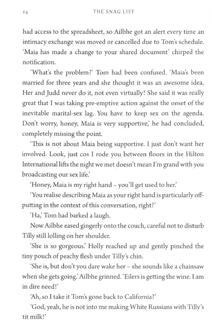Sophie White: The Snag List