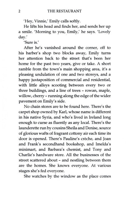 Roisin Meaney: The Restaurant