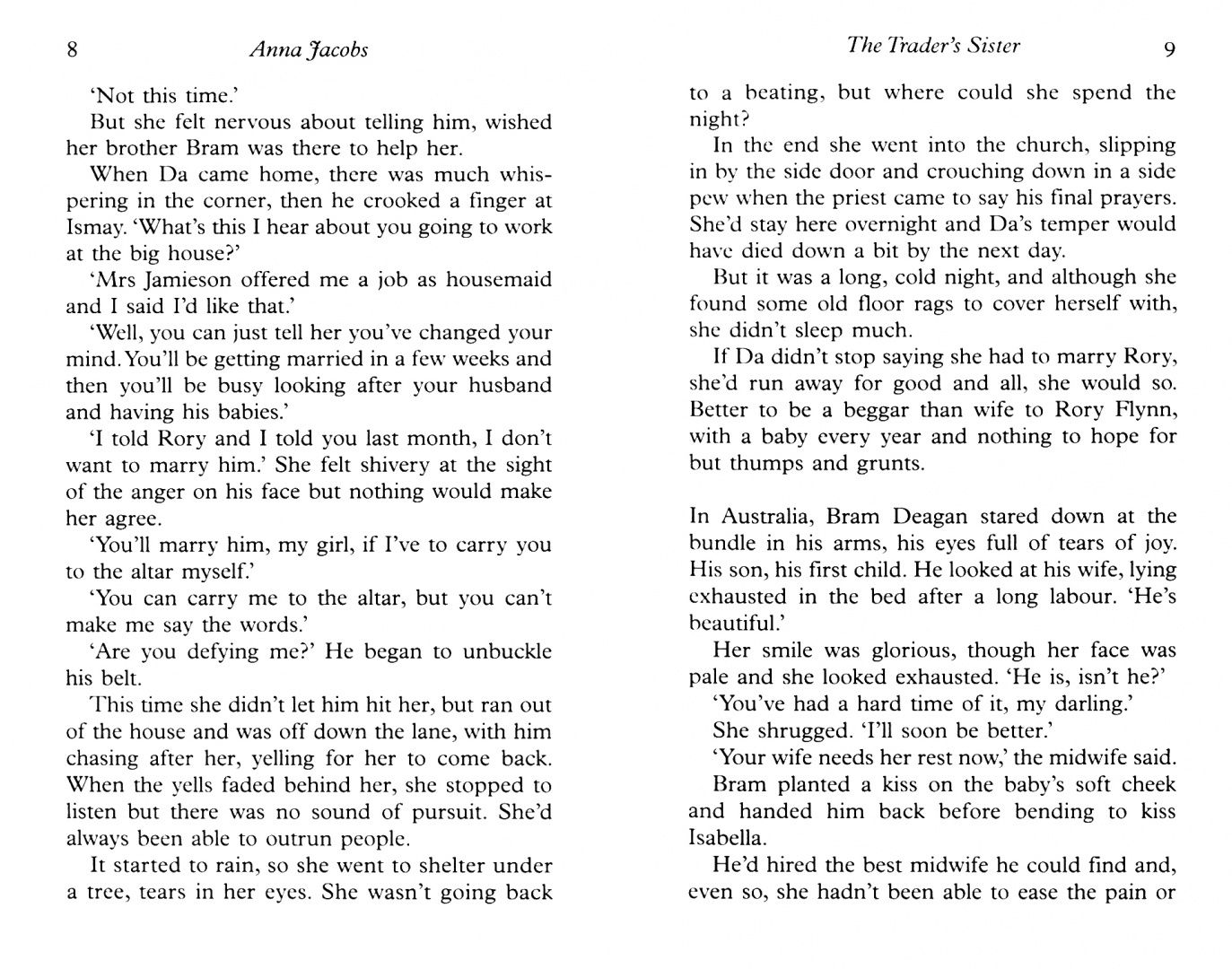 Anna Jacobs: The Trader's Sister