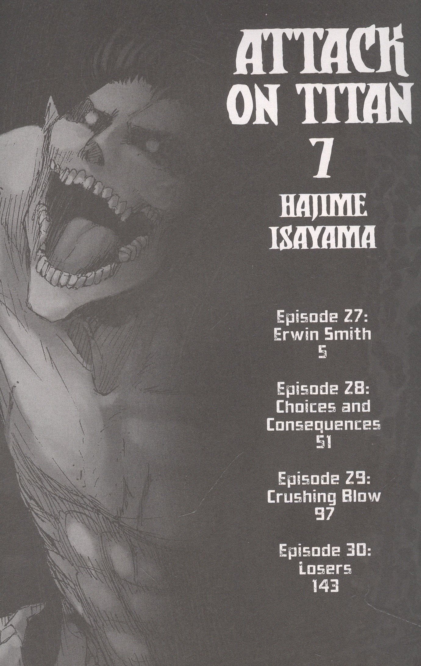 Hajime Isayama: Attack on Titan 7