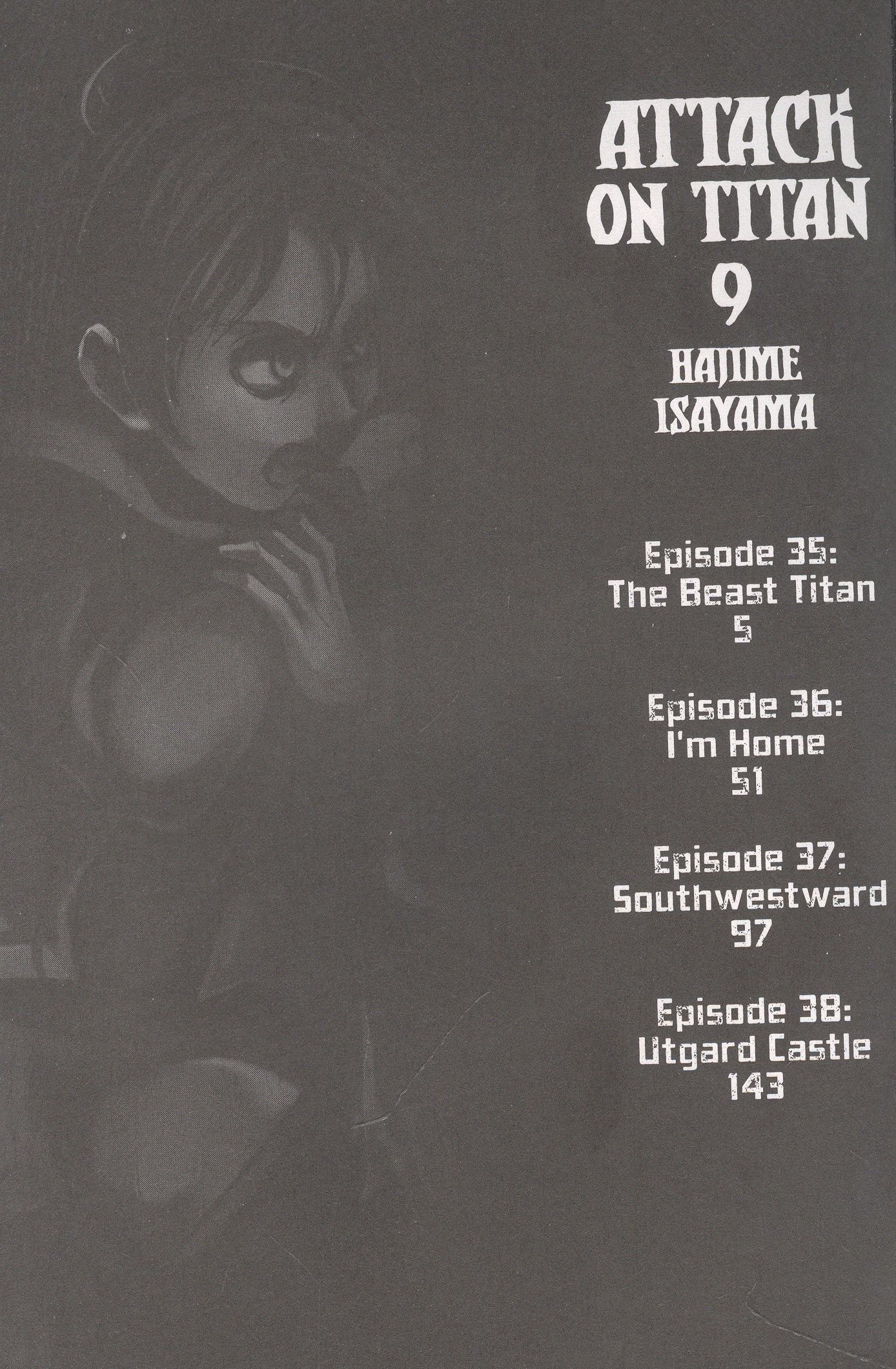 Hajime Isayama: Attack on Titan 9