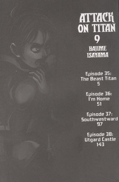 Hajime Isayama: Attack on Titan 9