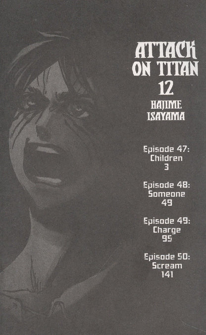 Hajime Isayama: Attack on Titan 12