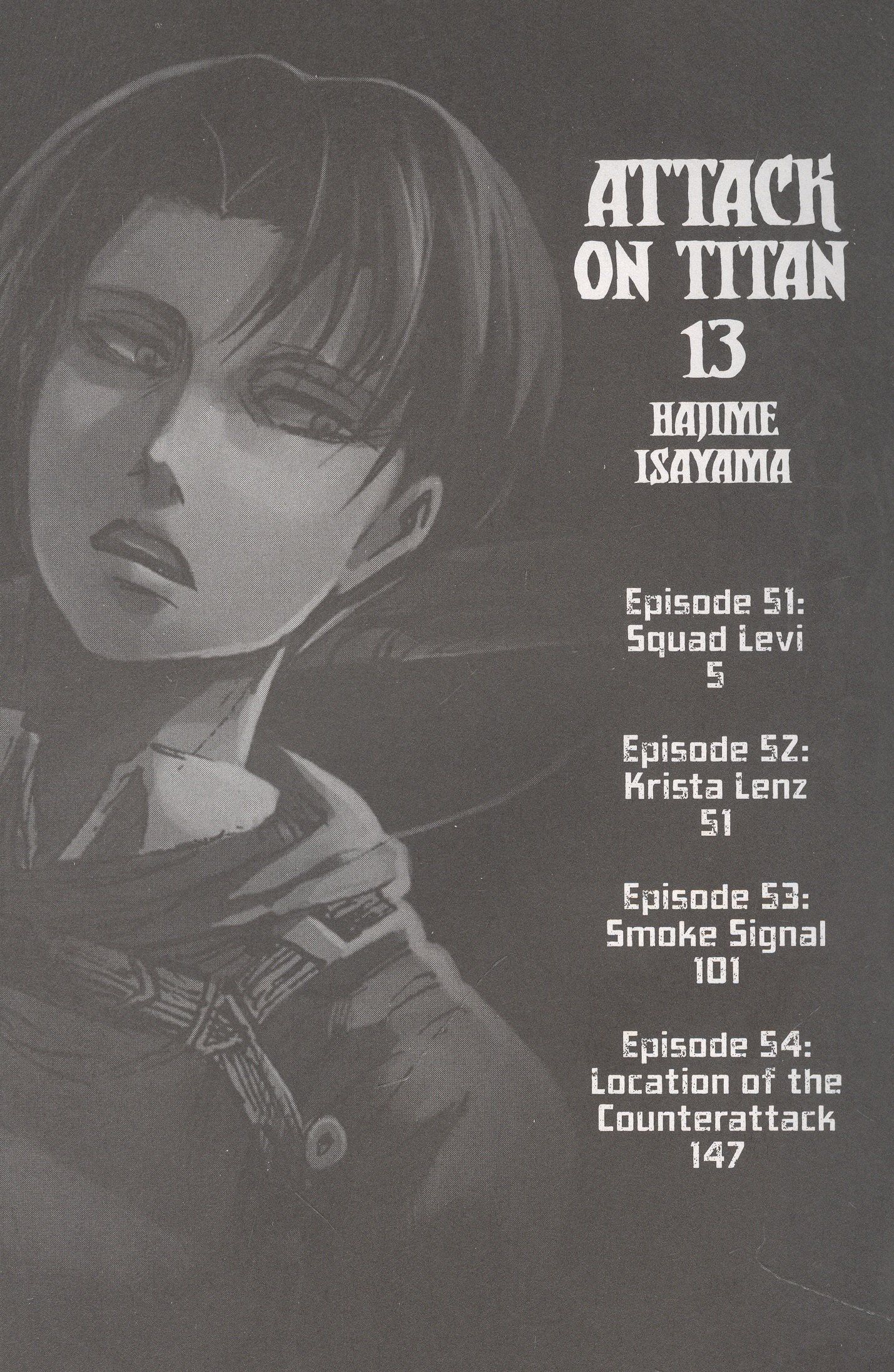 Hajime Isayama: Attack on Titan 13