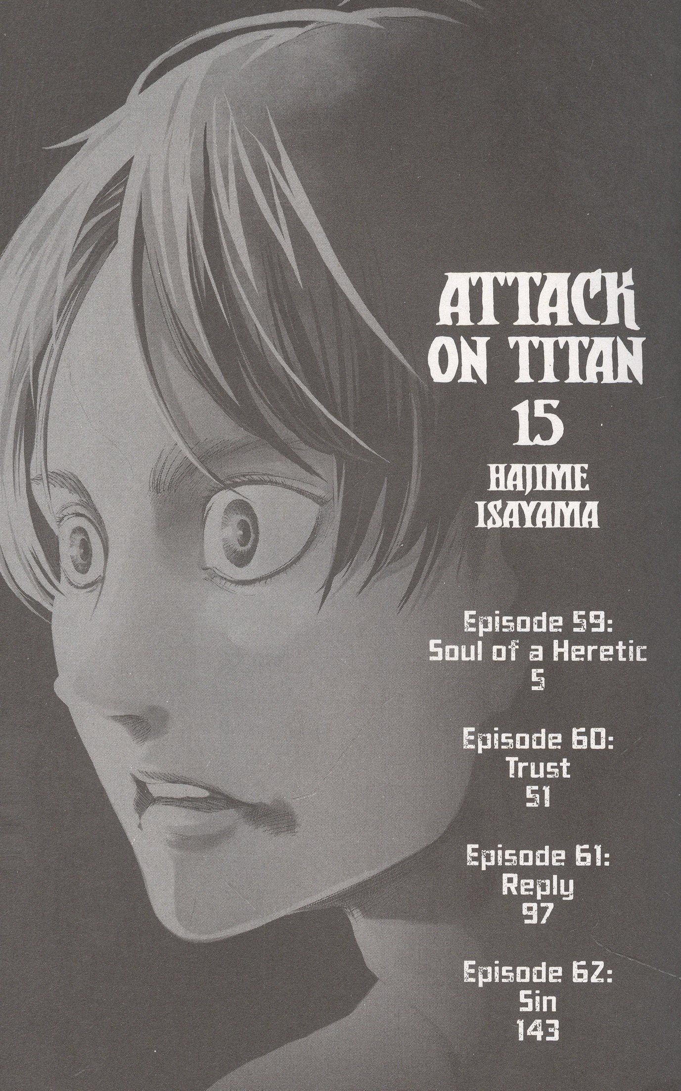 Hajime Isayama: Attack on Titan 15