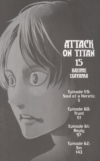 Hajime Isayama: Attack on Titan 15