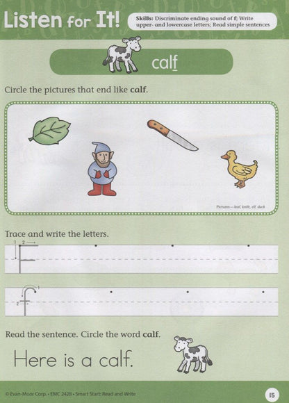 Smart Start: Read and Write. Grade K Kindergarten