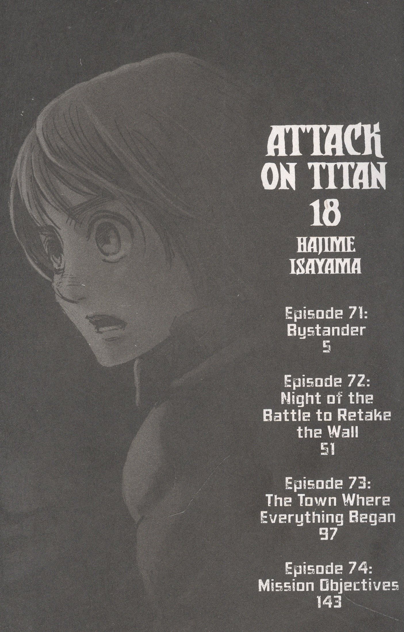 Hajime Isayama: Attack on Titan 18