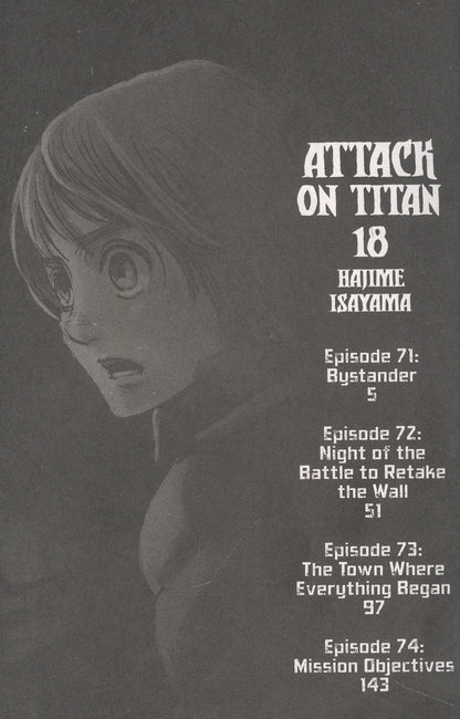 Hajime Isayama: Attack on Titan 18