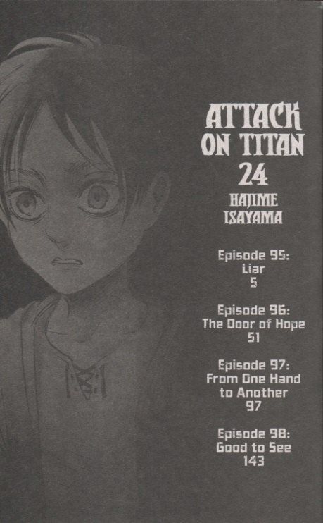 Хадзимэ Исаяма: Attack On Titan. Volume 24