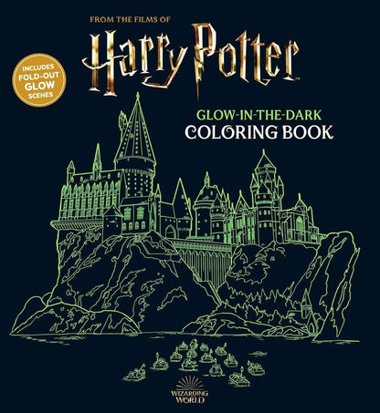 Harry Potter Glow in the Dark Coloring Book Гарри Поттер Светящаяся раскраска