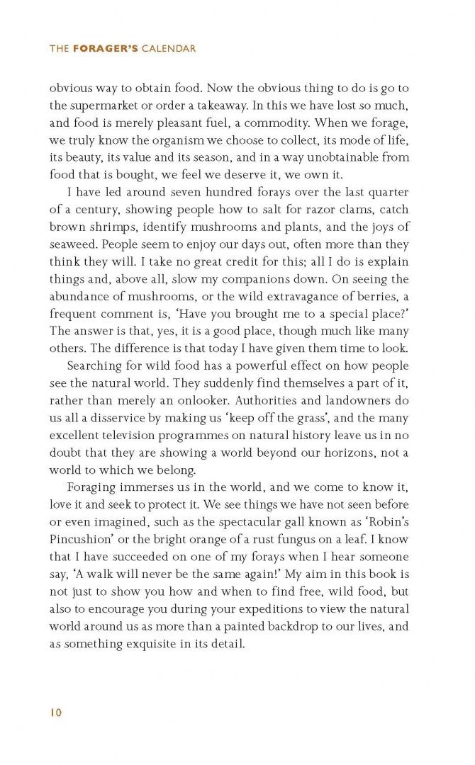 John Wright: The Forager's Calendar. A Seasonal Guide to Nature's Wild Harvests