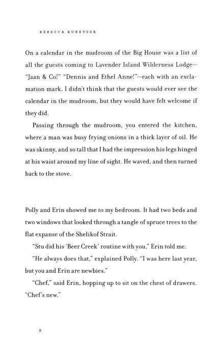 Rebecca Rukeyser: The Seaplane on Final Approach