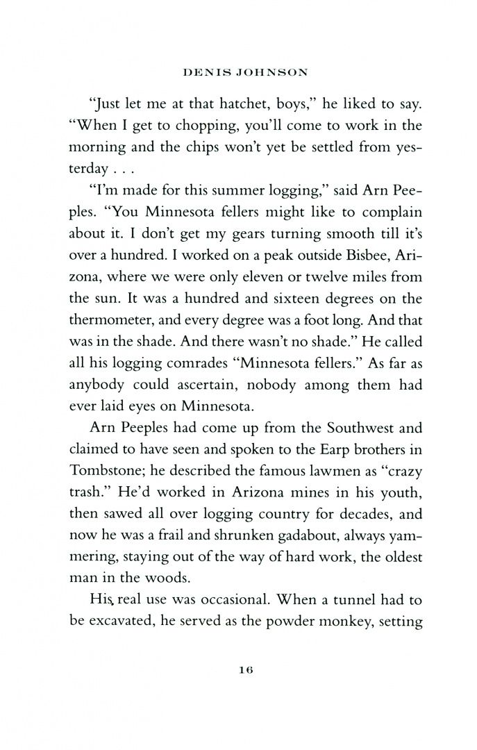 Denis Johnson: Train Dreams