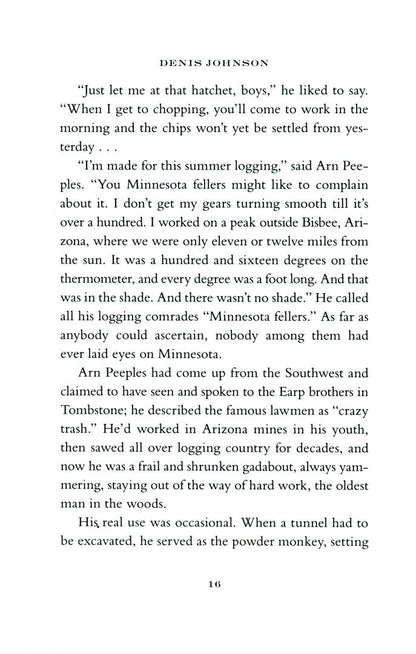 Denis Johnson: Train Dreams