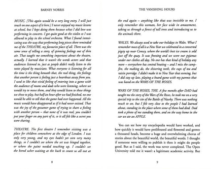 Barney Norris: The Vanishing Hours