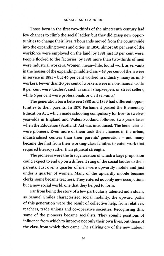 Selina Todd: Snakes and Ladders. The great British social mobility myth