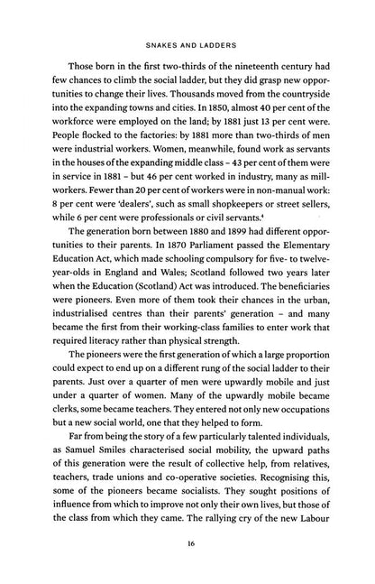 Selina Todd: Snakes and Ladders. The great British social mobility myth