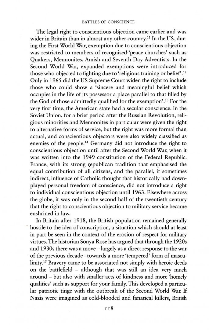Tobias Kelly: Battles of Conscience. British Pacifists and the Second World War