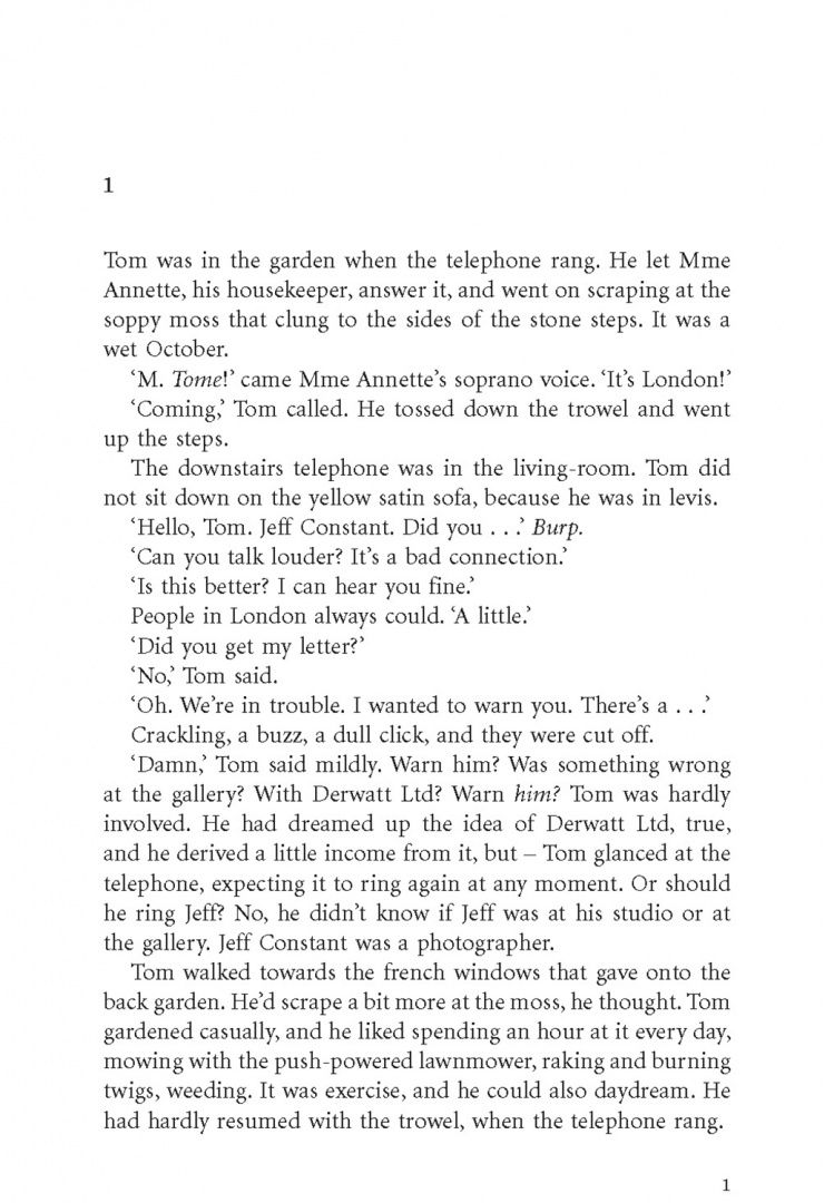 Patricia Highsmith: Ripley Under Ground