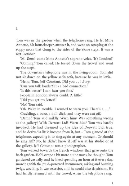 Patricia Highsmith: Ripley Under Ground