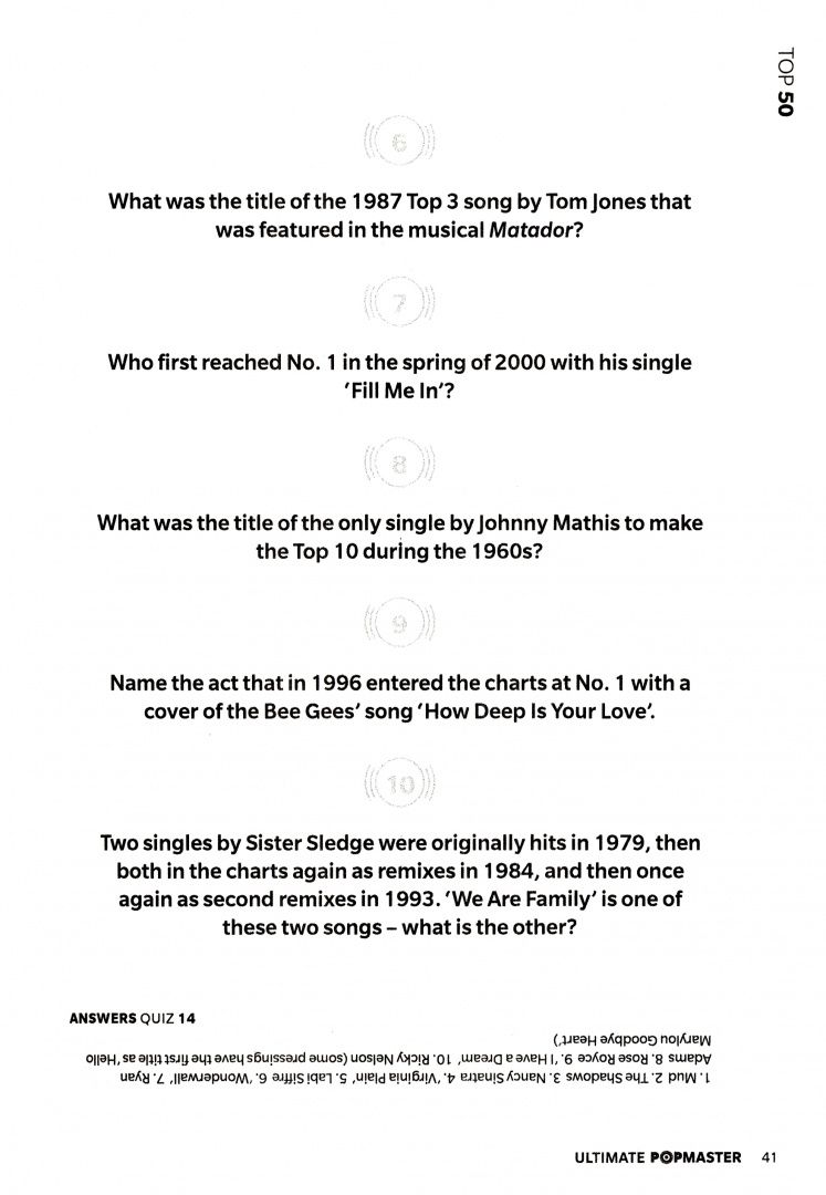 Neil Myners: Ultimate PopMaster. Over 1,500 brand new questions from the iconic BBC Radio 2 quiz