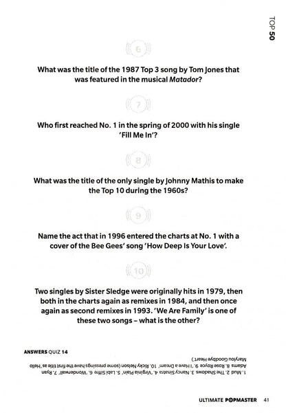 Neil Myners: Ultimate PopMaster. Over 1,500 brand new questions from the iconic BBC Radio 2 quiz