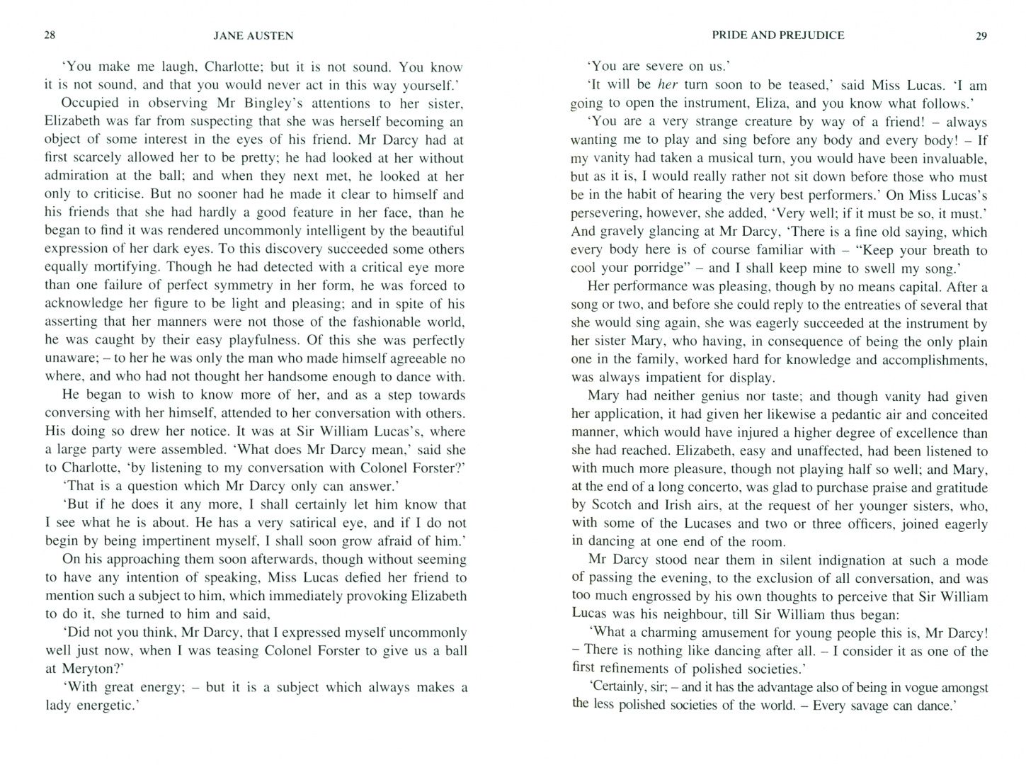 Jane Austen: Pride and Prejudice