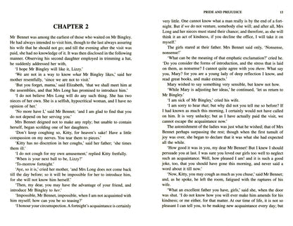 Jane Austen: Pride and Prejudice
