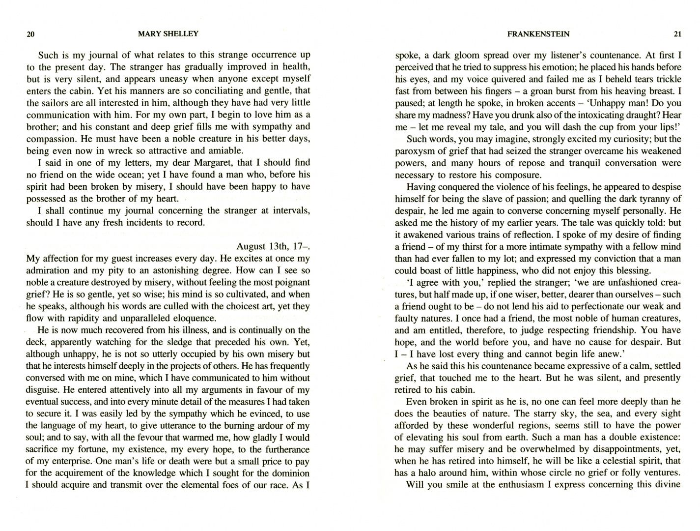 Mary Shelley: Frankenstein