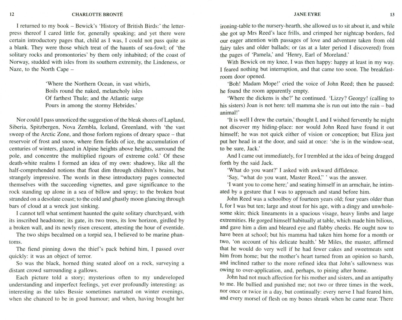 Charlotte Bronte: Jane Eyre