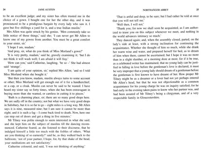 Jane Austen: Northanger Abbey