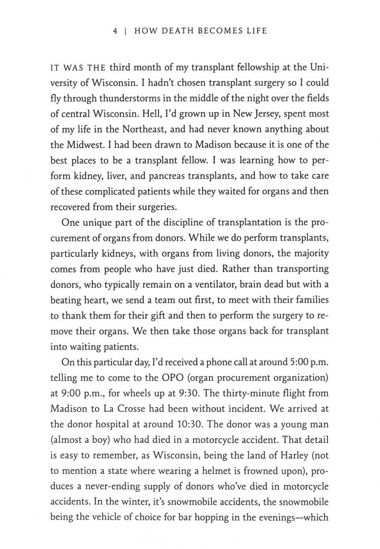 Joshua Mezrich: How Death Becomes Life. Notes from a Transplant Surgeon