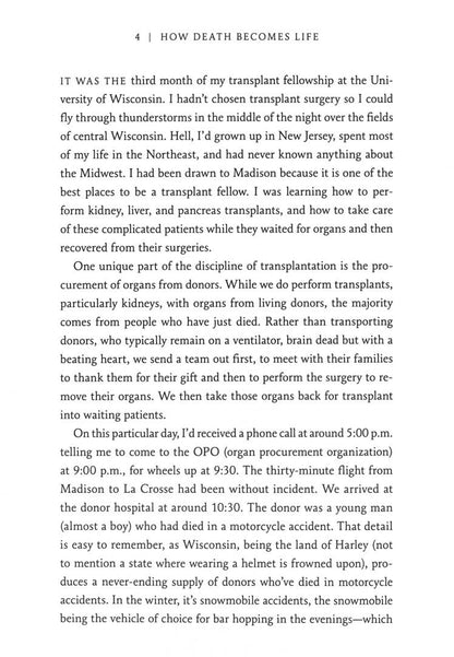 Joshua Mezrich: How Death Becomes Life. Notes from a Transplant Surgeon