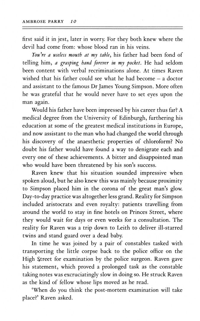 Ambrose Parry: A Corruption of Blood
