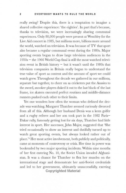 Roger Domeneghetti: Everybody Wants to Rule the World. Britain, Sport and the 1980s