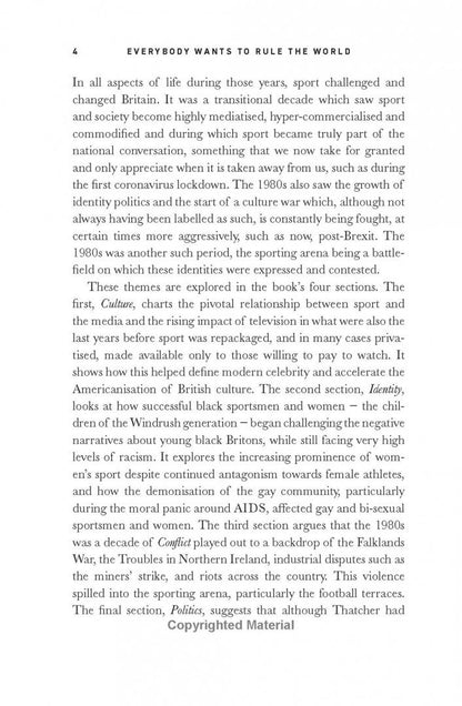 Roger Domeneghetti: Everybody Wants to Rule the World. Britain, Sport and the 1980s
