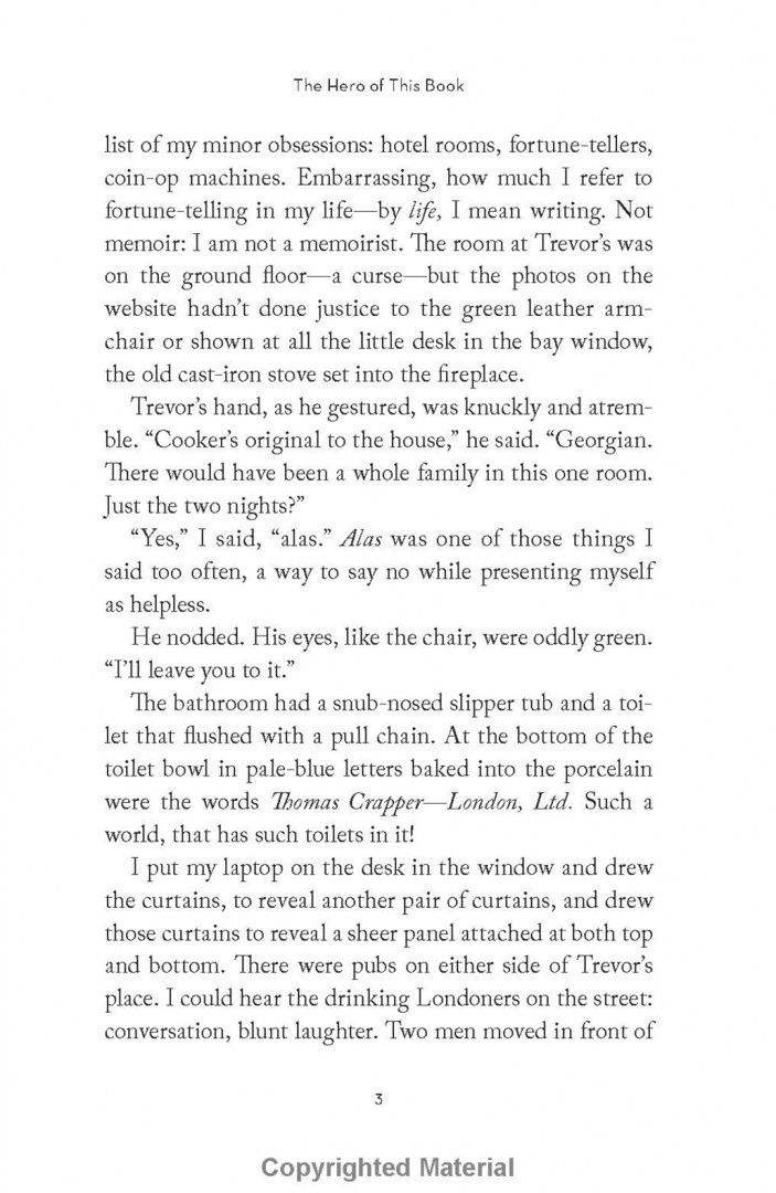 Elizabeth McCracken: The Hero of this Book