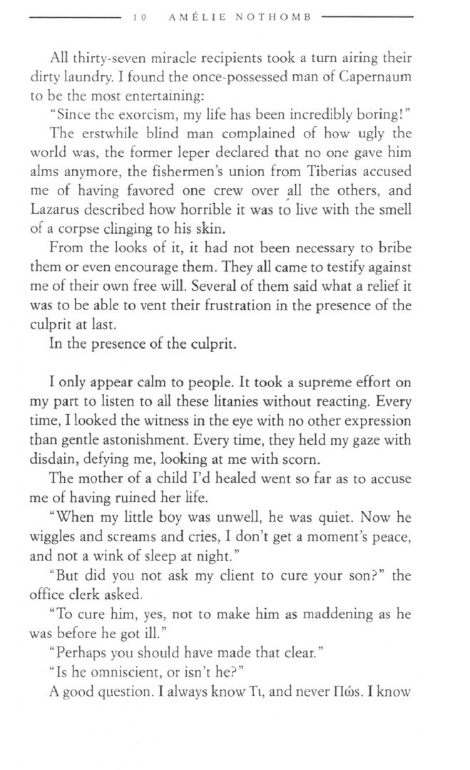 Amelie Nothomb: Thirst