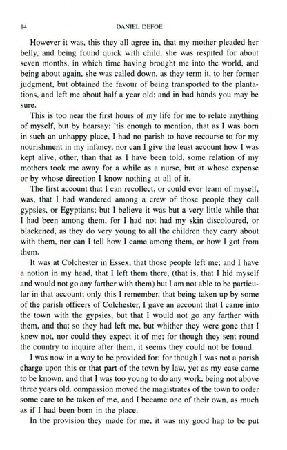 Daniel Defoe: Moll Flanders