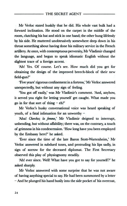 Joseph Conrad: The Secret Agent