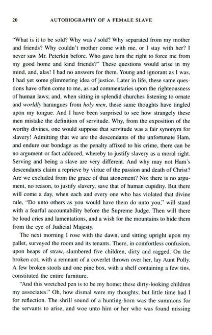 Browne Griffith: Autobiography of a Female Slave