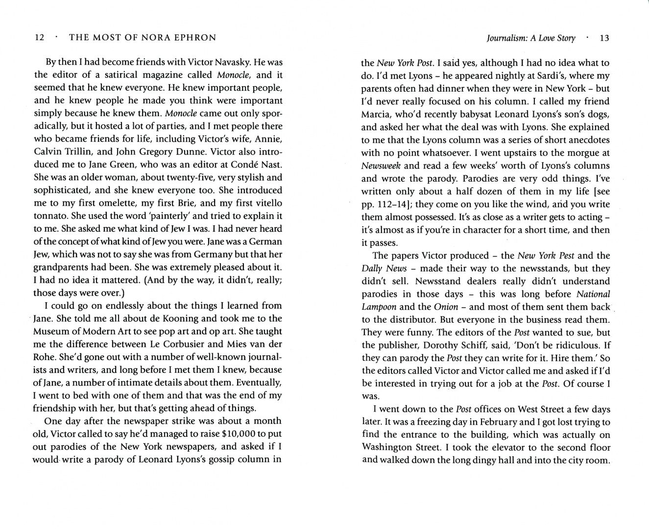 Nora Ephron: The Most of Nora Ephron