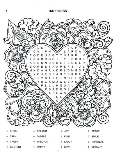Eric Saunders: Beautiful Wordsearch. Colour in the Delightful Images While You Solve the Puzzles