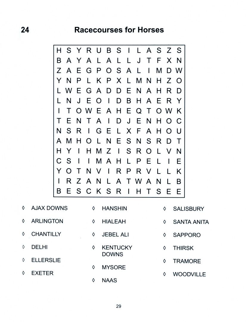 Eric Saunders: Wordsearch
