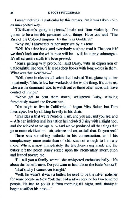 Francis Fitzgerald: The Great Gatsby