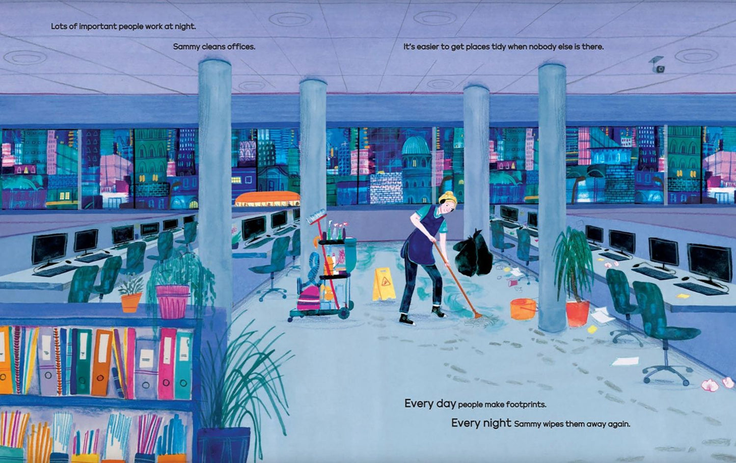 Polly Faber: All Through the Night. People Who Work While We Sleep